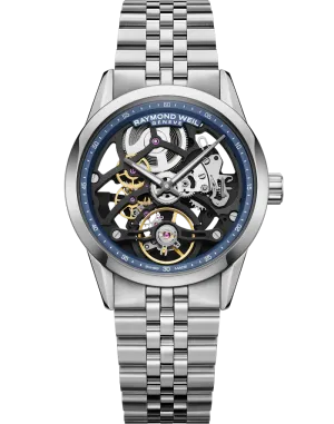Freelancer Calibre RW1212 Skeleton Automatic Watch, 38 mm    Calibre RW1212 in-house movement, Stainless steel case and bracelet, Visible Balance Wheel - 2783-ST-50000