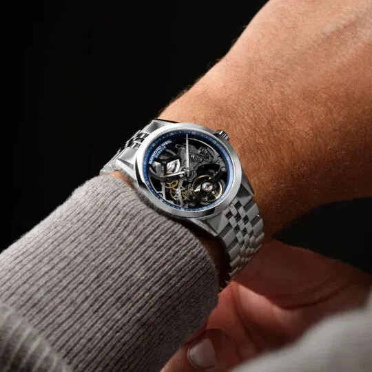 Freelancer Calibre RW1212 Skeleton Automatic Watch, 38 mm    Calibre RW1212 in-house movement, Stainless steel case and bracelet, Visible Balance Wheel - 2783-ST-50000