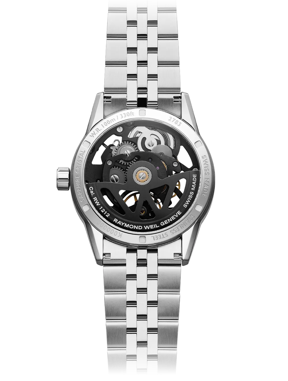 Freelancer Calibre RW1212 Skeleton Automatic Watch, 38 mm    Calibre RW1212 in-house movement, Stainless steel case and bracelet, Visible Balance Wheel - 2783-ST-50000
