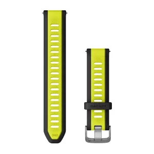 Garmin Unisex Amp Yellow Black Band 20 mm Quick Release Watch Band -010-11251-AL