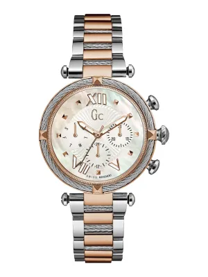 GC Ladies Wrist Watch White - Y16002L1