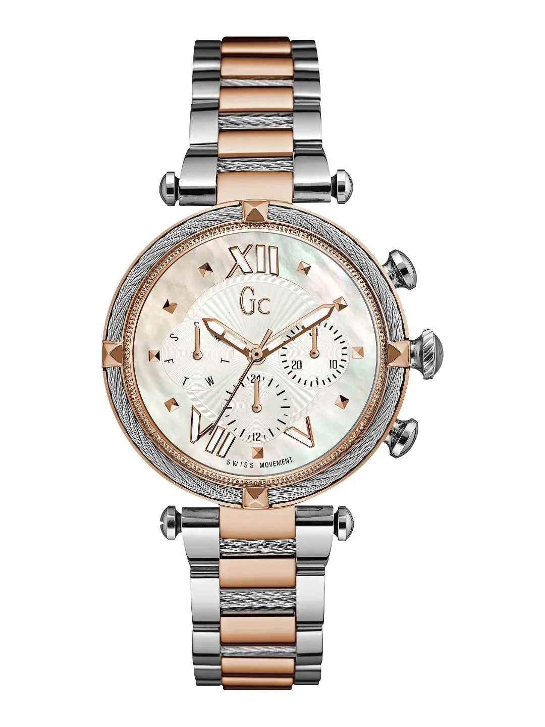 GC Ladies Wrist Watch White - Y16002L1
