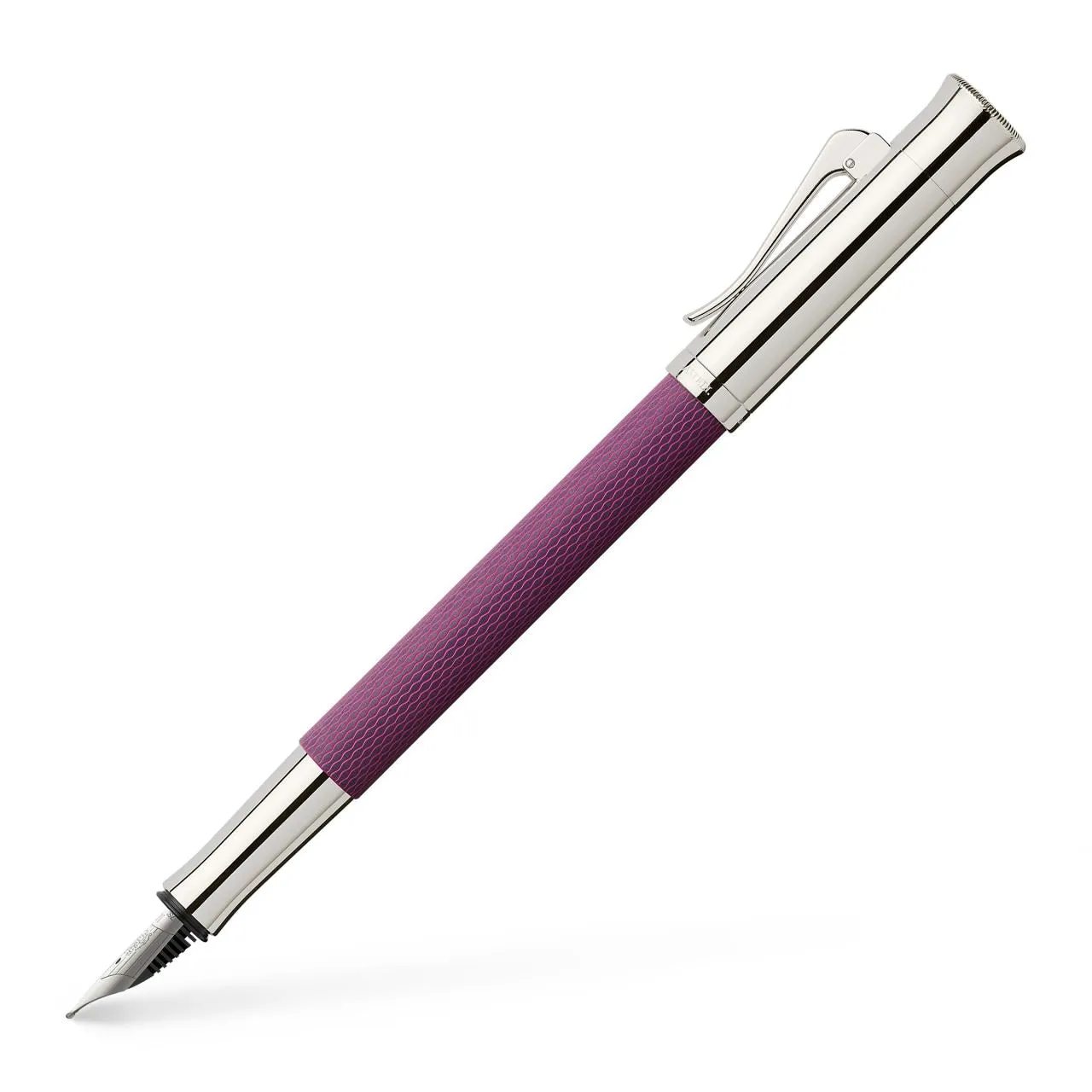 Graf Von Faber-Castell Guilloche Fountain Pen Violet Blue