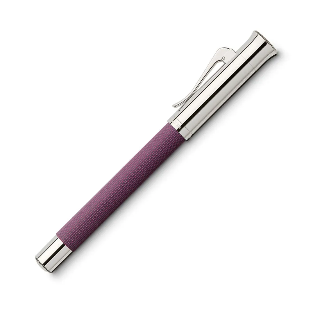Graf Von Faber-Castell Guilloche Fountain Pen Violet Blue