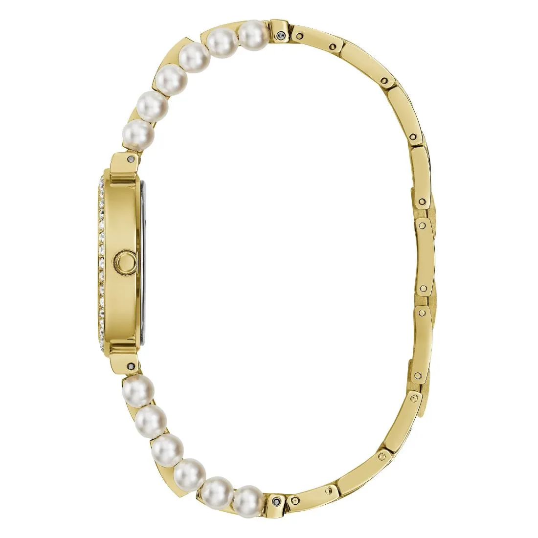 Guess Gala 30 mm Size Gold Dial Women Analog Watch - GW0531L2