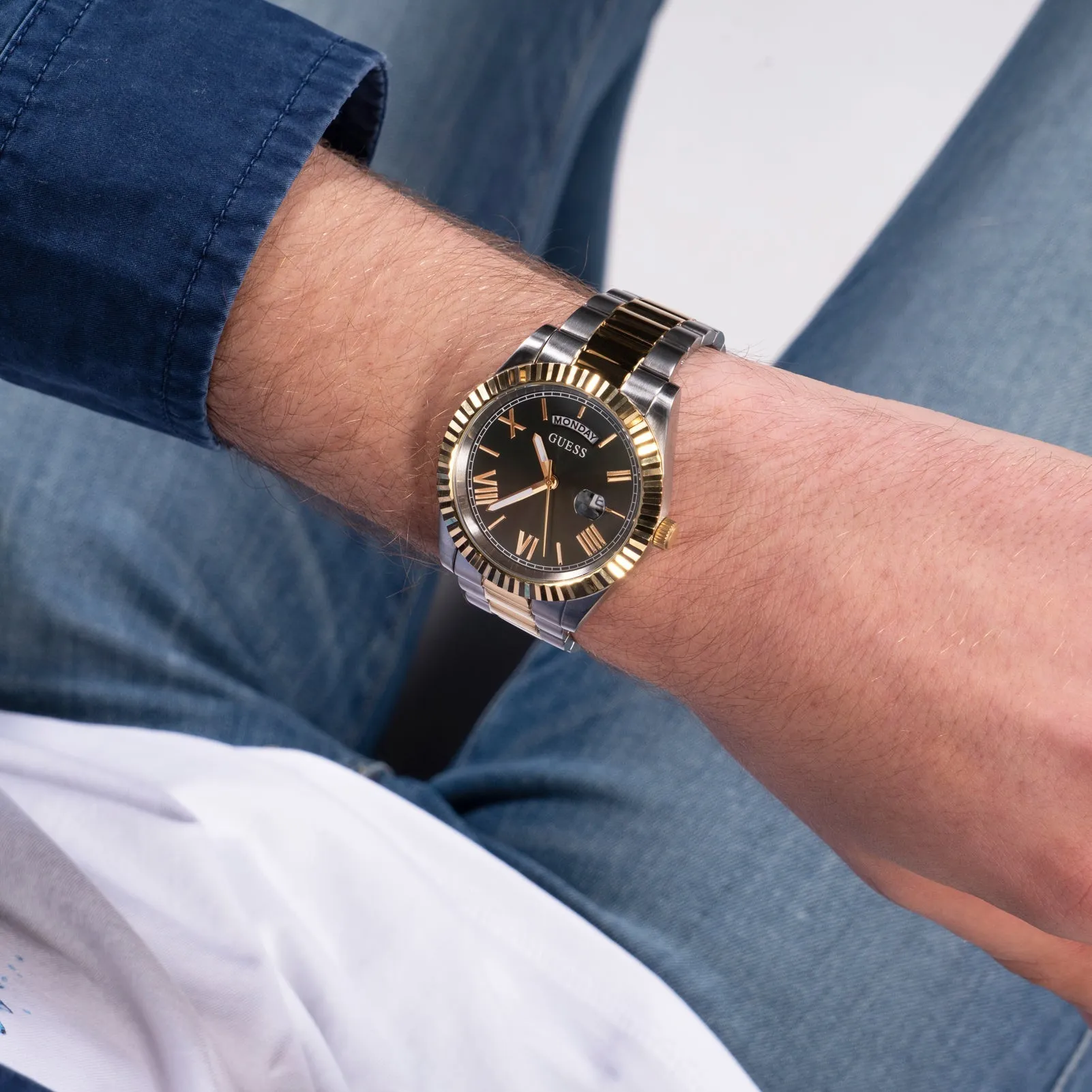 Guess GW0265G8 Men's Connoisseur Two-Tone Watch