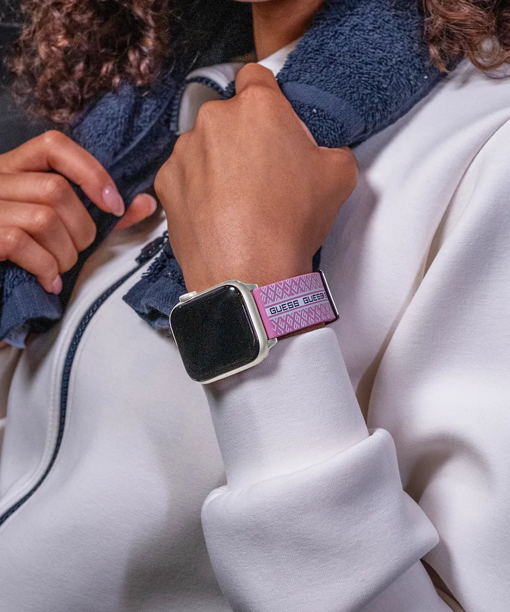 GUESS Logo Silicone Band for Apple 38-40 mm Watch