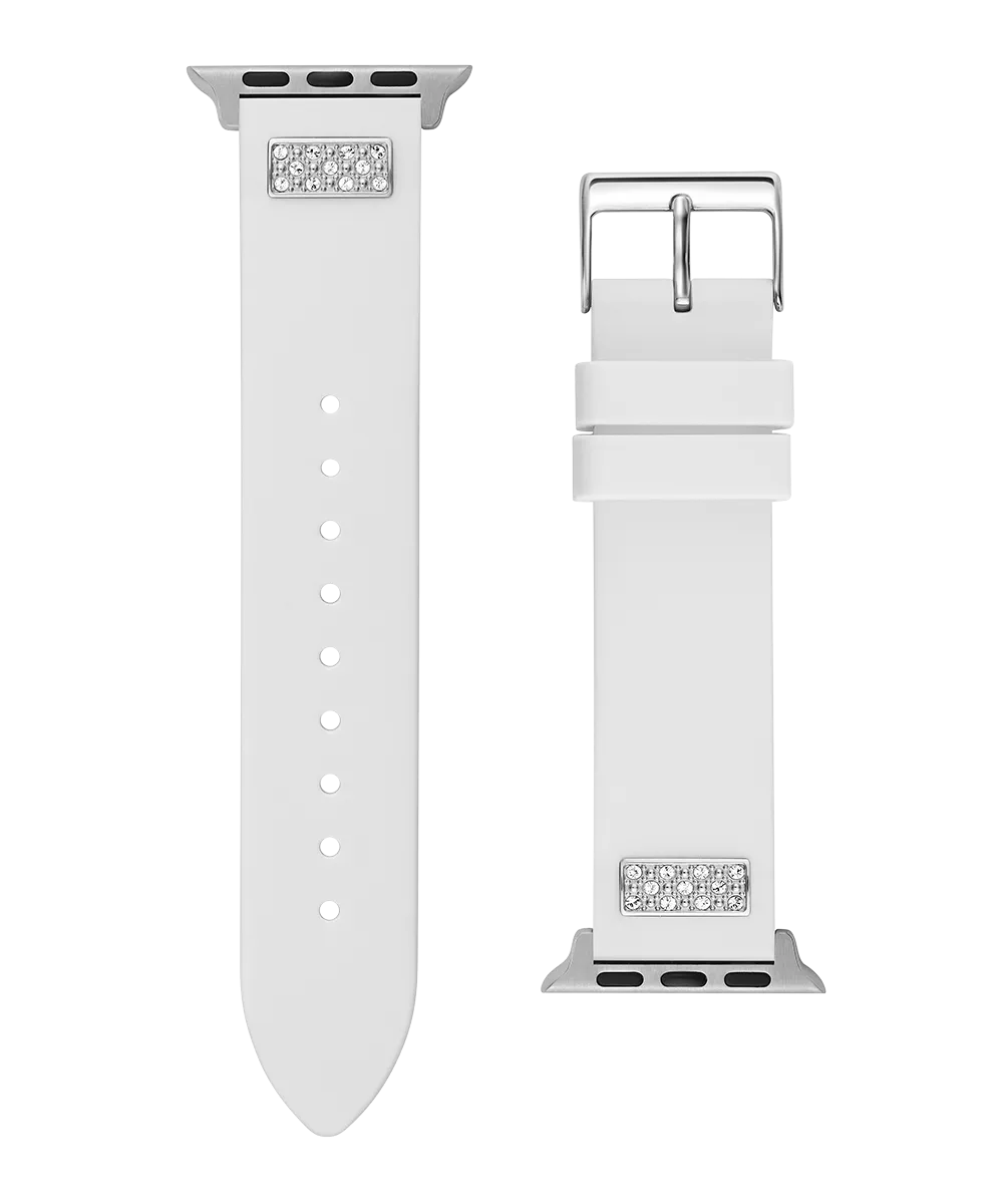 GUESS Silcone Band with Crystals insert for Apple 38-40 mm Watch