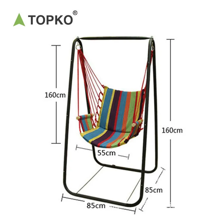 Hammock Chair Suspension Rope Swing With Cushion