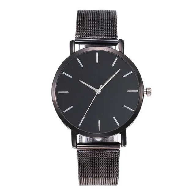 Happiness Chic Basics Women's Watches Fashion Women Wrist Watch Luxury Ladies Watch Women Bracelet Watches Clock