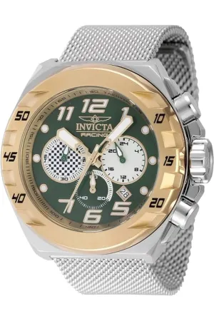 Invicta Racing Analog Green Dial Men's Watch - 47205
