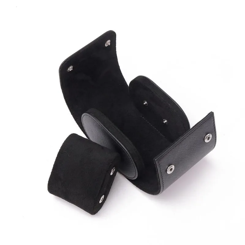 Jules Leather Single Watch Roll Case