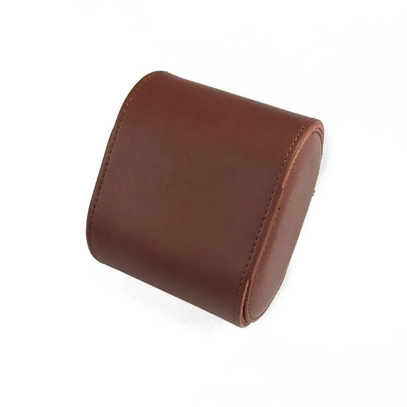 Jules Leather Single Watch Roll Case