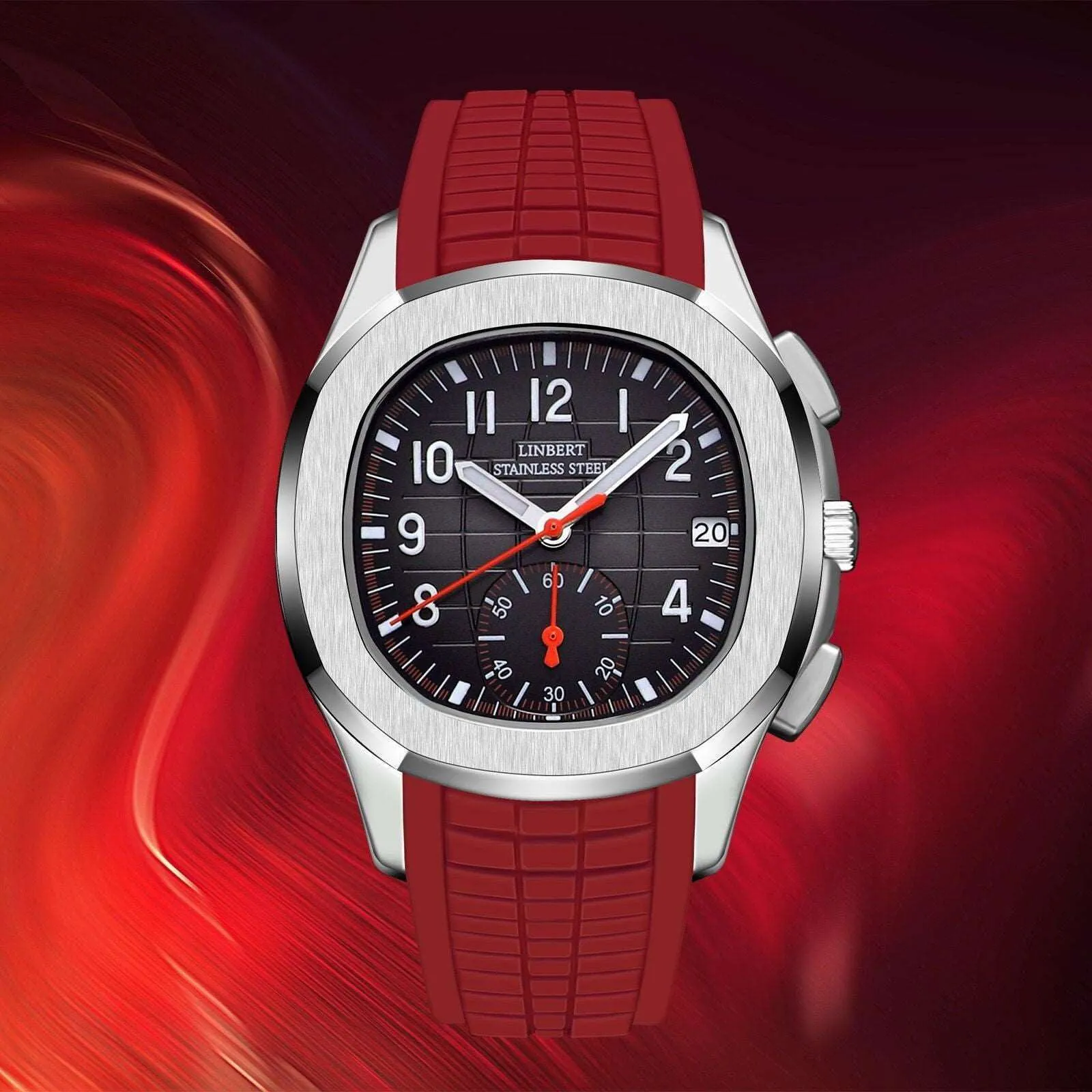Linbert Aquanaut Quartz Sub-Dial Homage Watches
