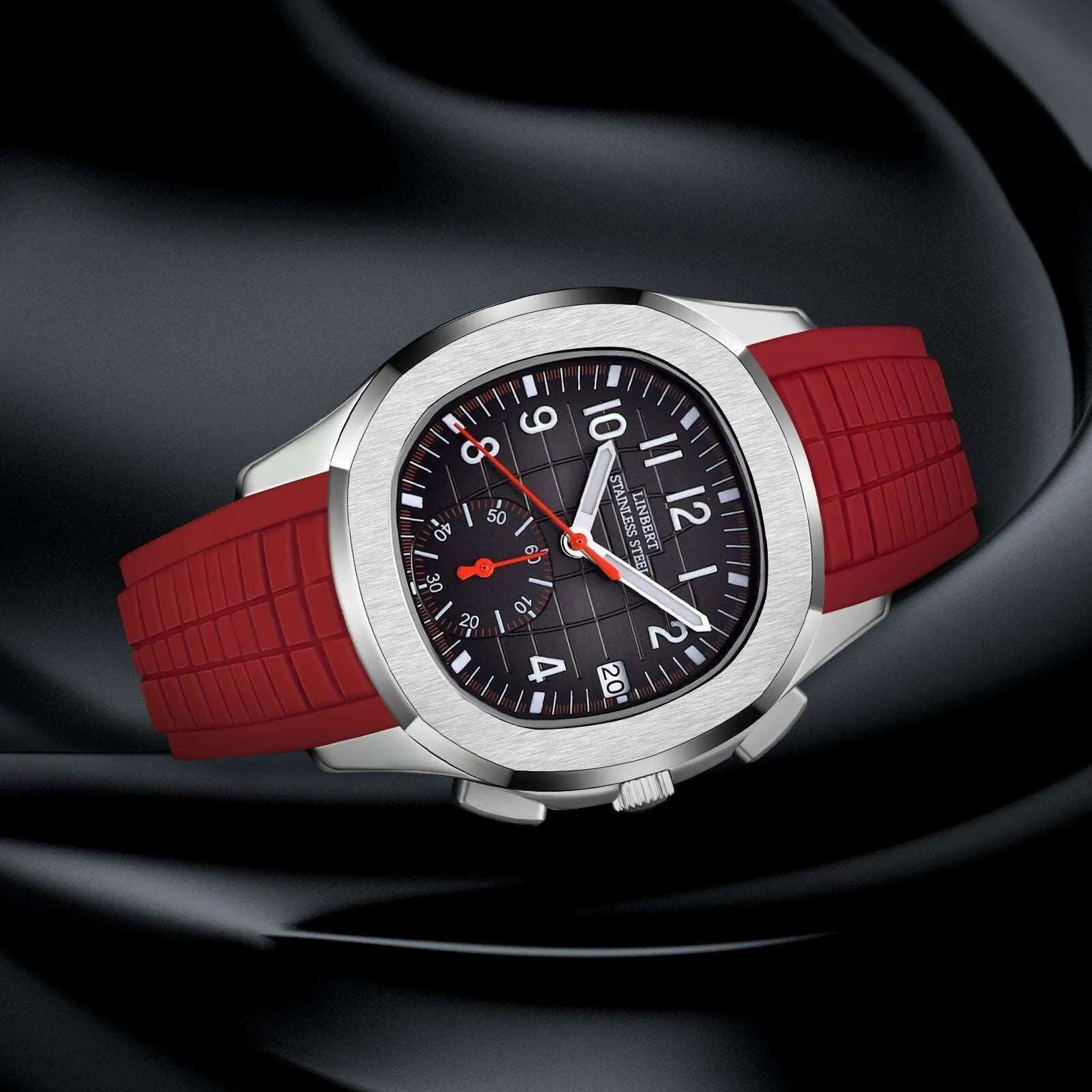 Linbert Aquanaut Quartz Sub-Dial Homage Watches