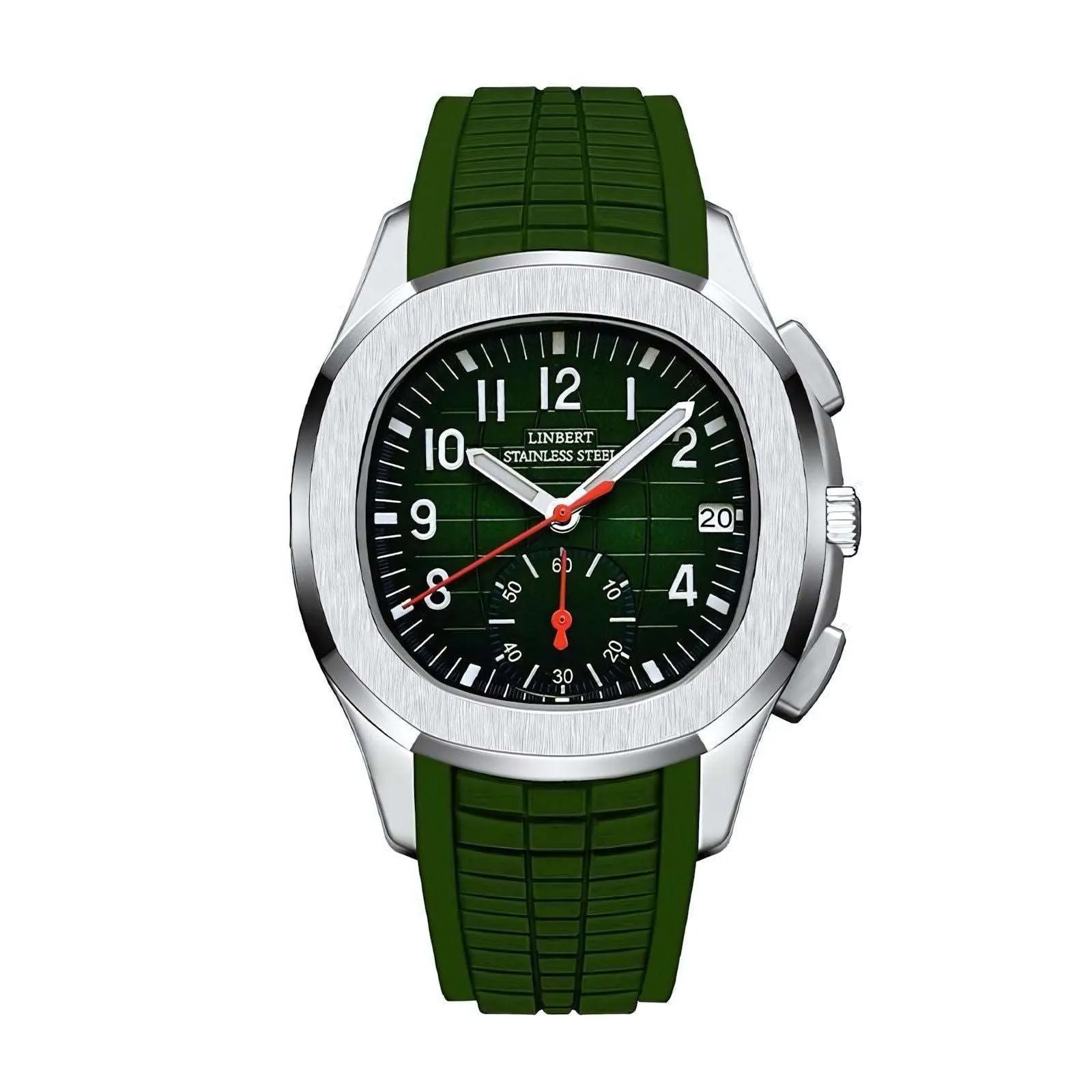 Linbert Aquanaut Quartz Sub-Dial Homage Watches