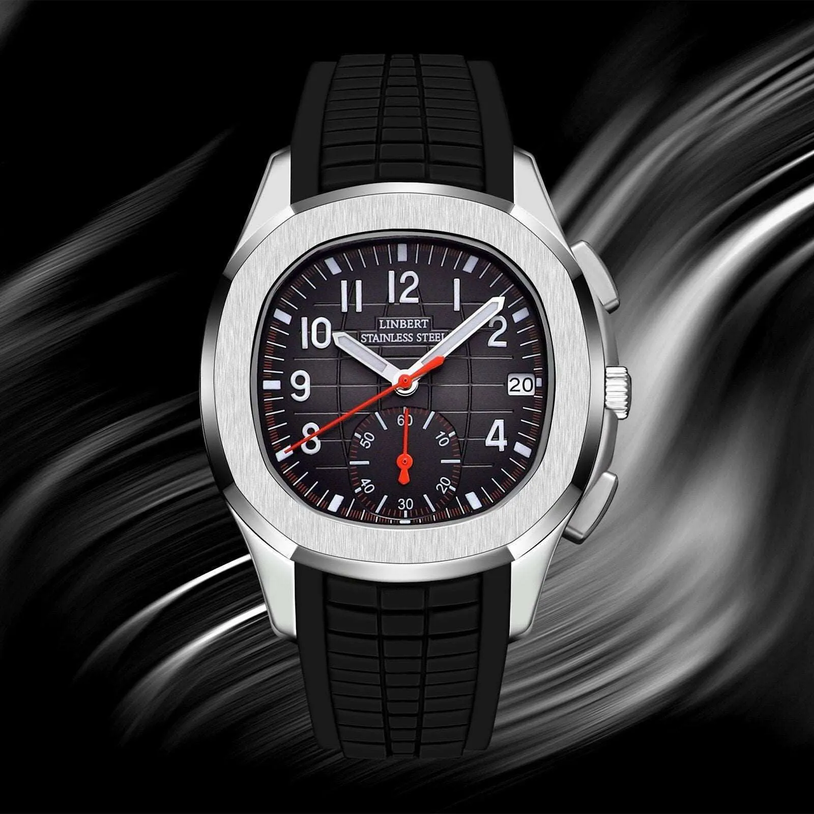 Linbert Aquanaut Quartz Sub-Dial Homage Watches