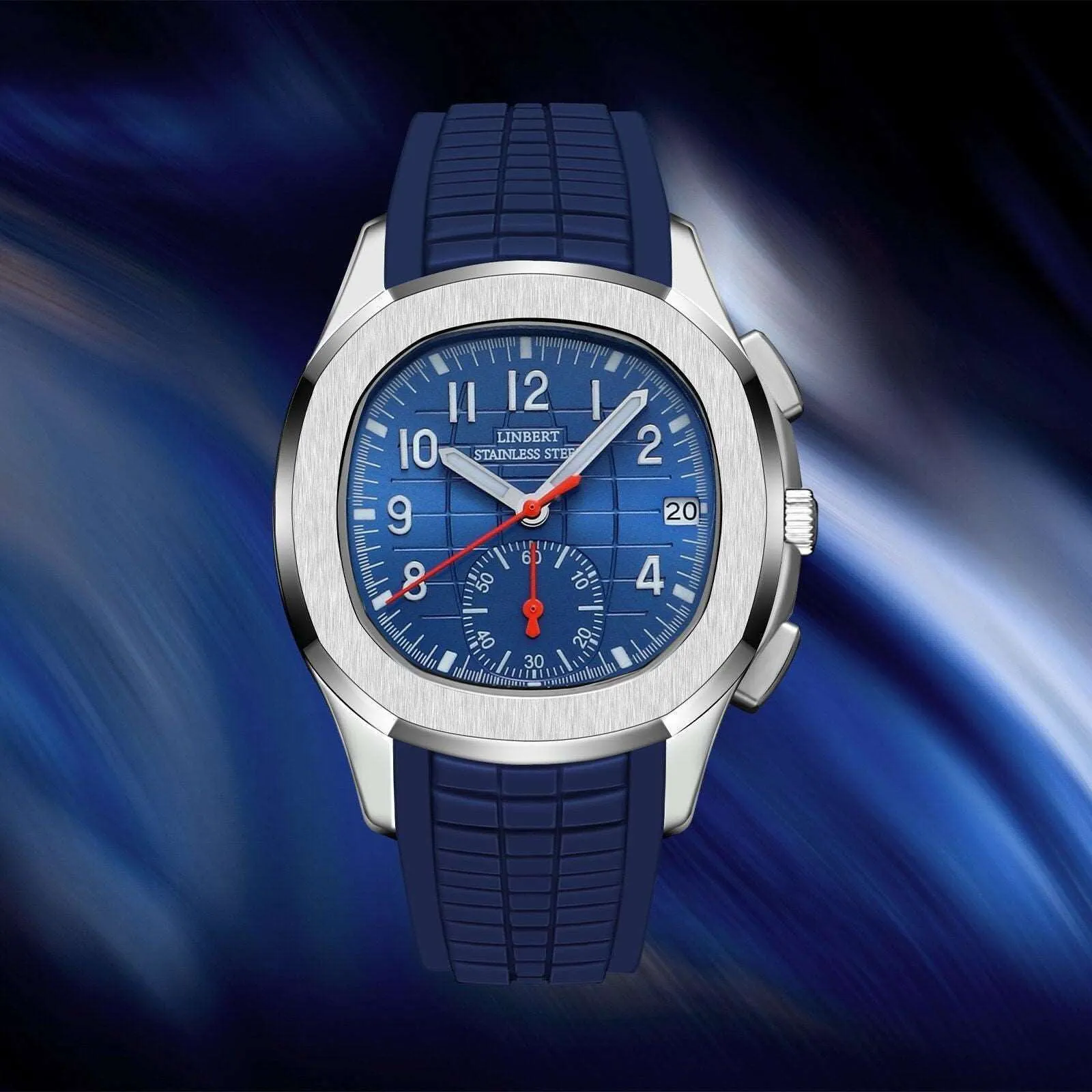 Linbert Aquanaut Quartz Sub-Dial Homage Watches