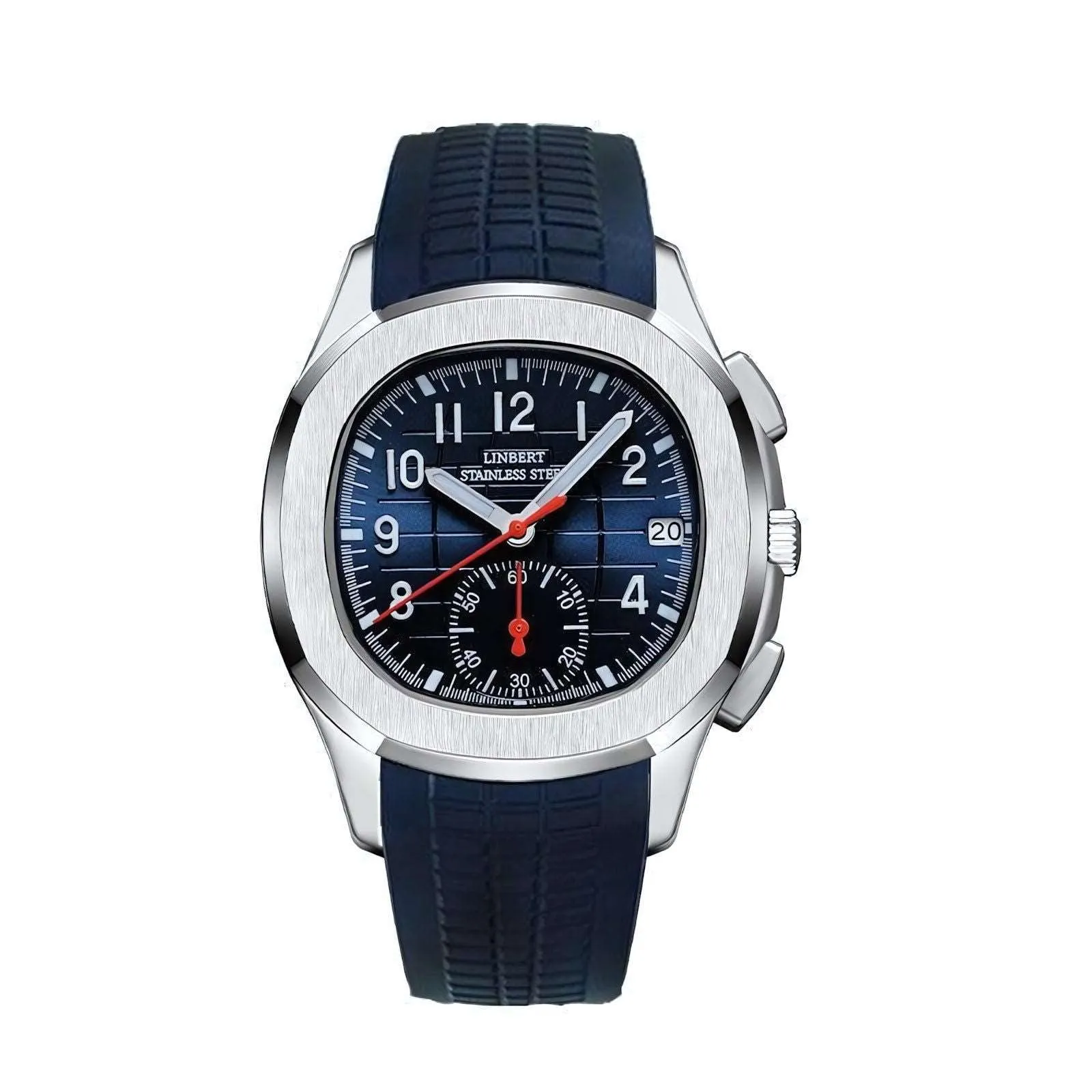Linbert Aquanaut Quartz Sub-Dial Homage Watches
