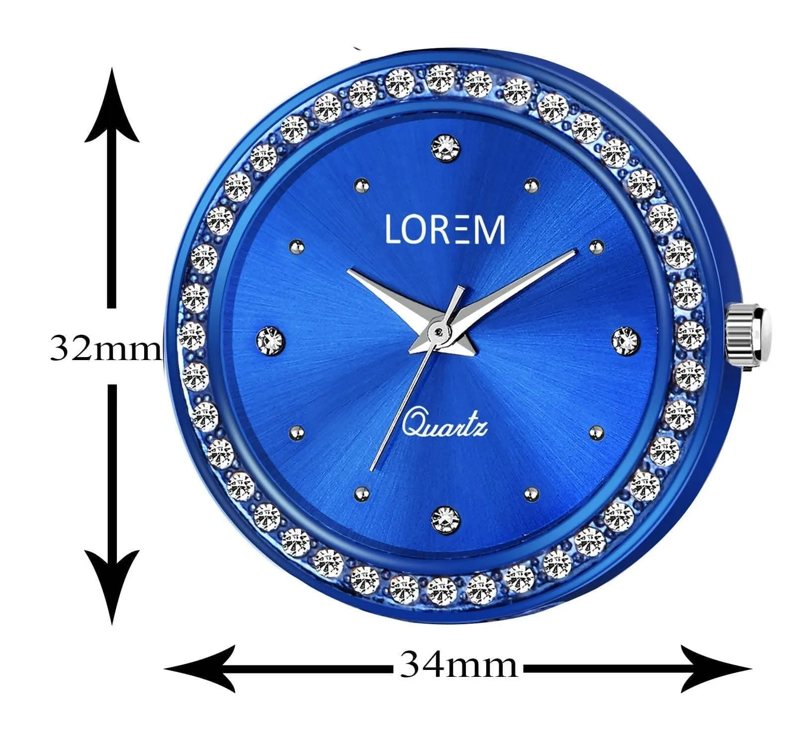 LOREM Blue Fancy Analog Watch For Women LR270