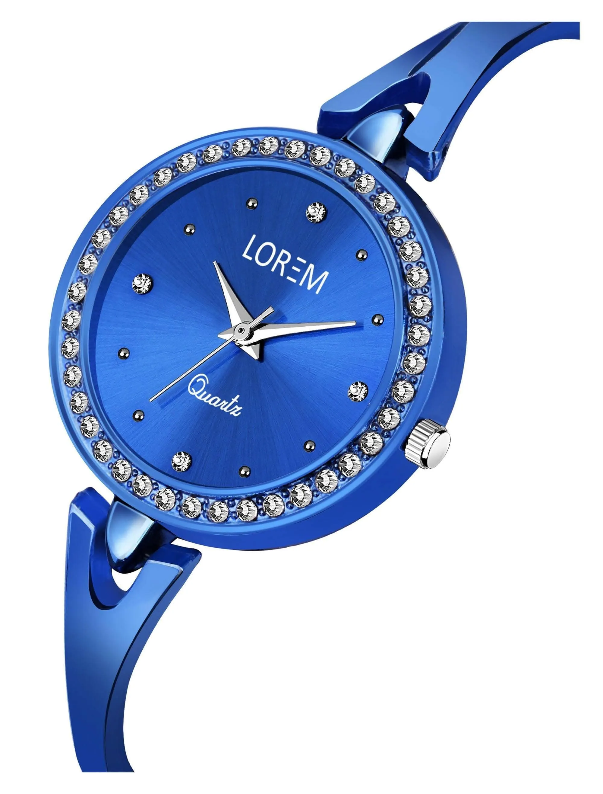 LOREM Blue Fancy Analog Watch For Women LR270