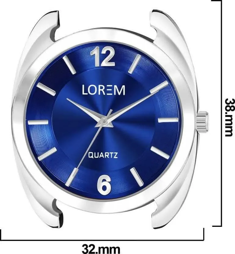 LOREM Blue Stylish Dial Analog Watch For Women LR327