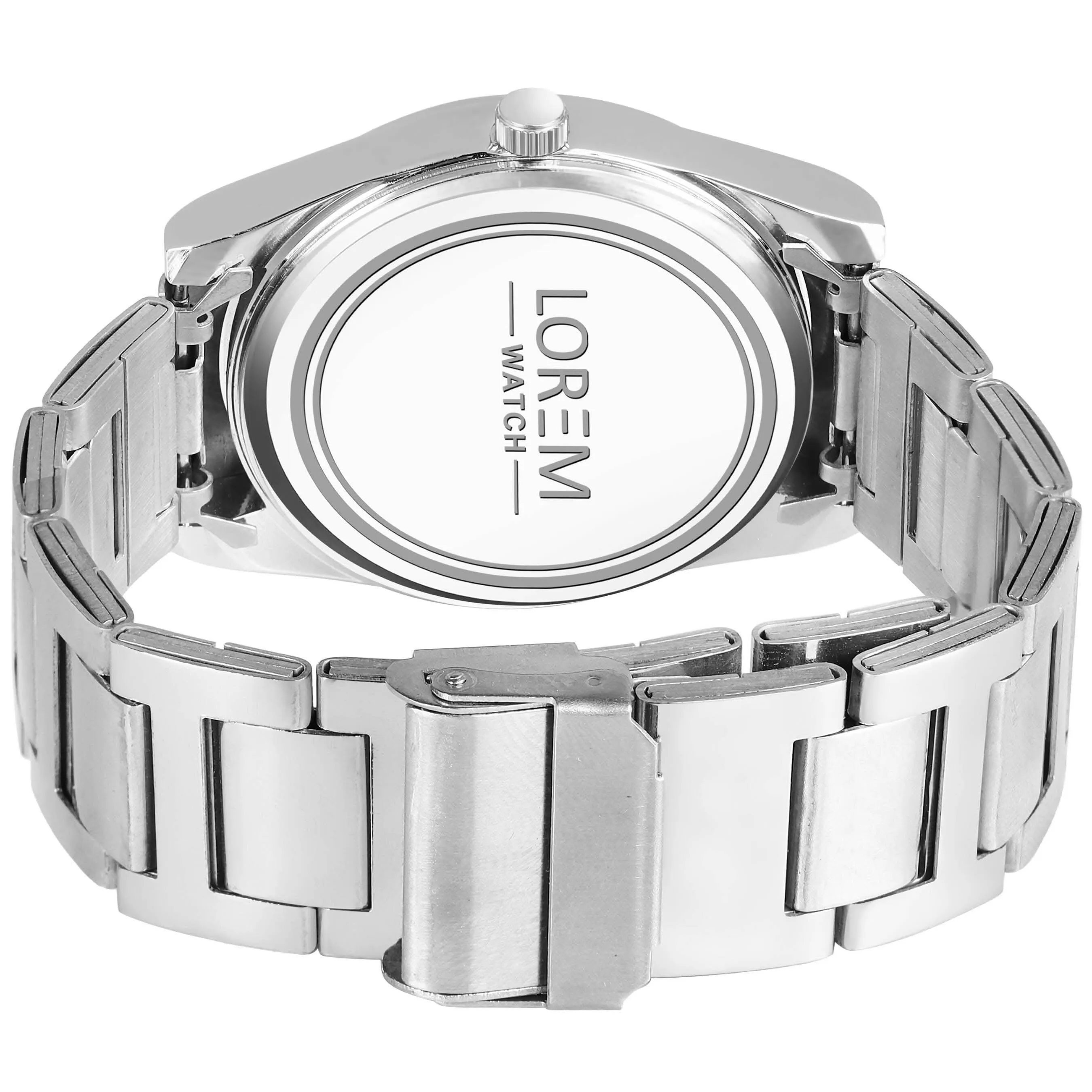 LOREM White Dial Date Function Analog Watch For Men LR151