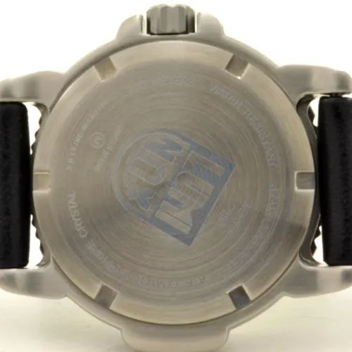 Luminox 7261 Women's Colormark Black Dial Leather Strap Watch