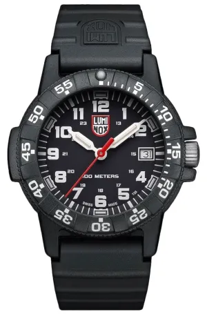 Luminox Leatherback SEA Turtle CARBONOX Black Rubber Strap Date Quartz Mens Watch XS.0301.L