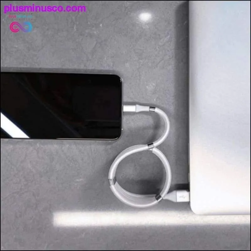 Magic Rope Magnetic Data Cable for Android IOS Type C Micro