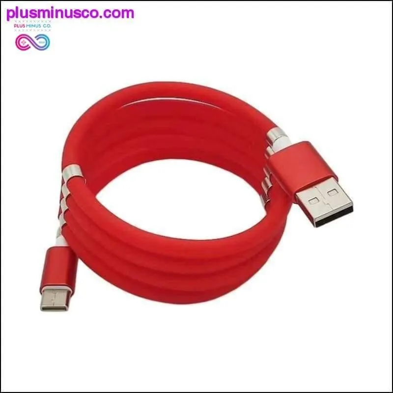 Magic Rope Magnetic Data Cable for Android IOS Type C Micro