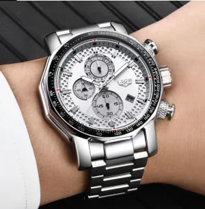 Men Awesome Quartz Big Dial Waterproof Watches