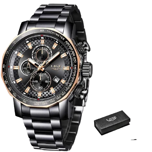 Men Awesome Quartz Big Dial Waterproof Watches