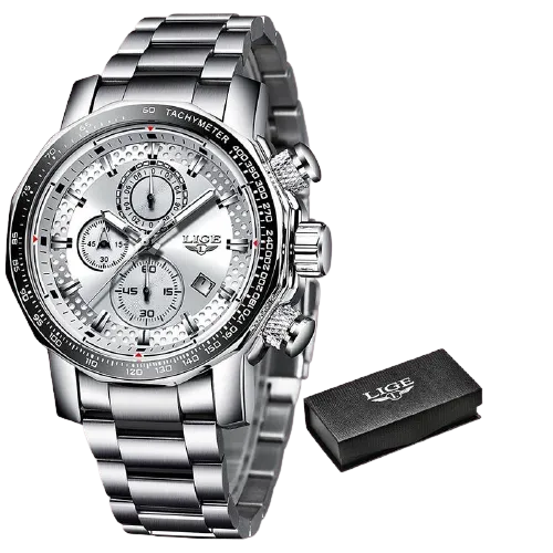Men Awesome Quartz Big Dial Waterproof Watches