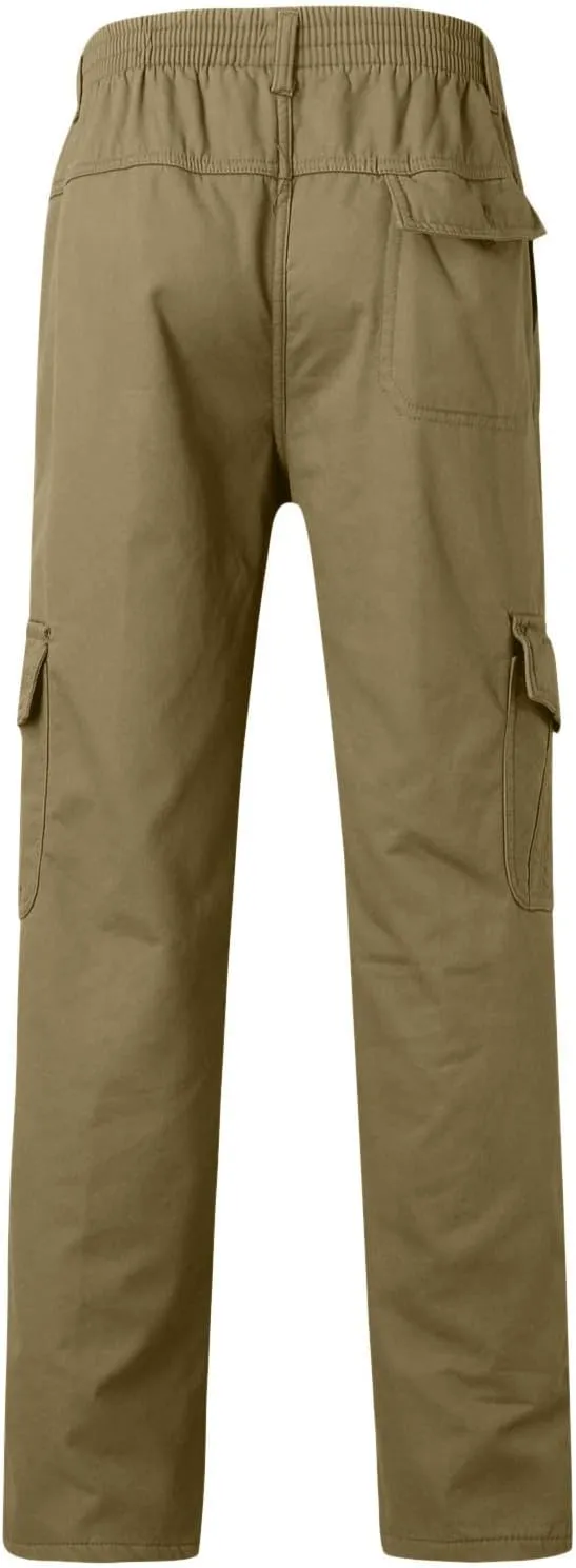 Mens Workout Cargo Sweatpants Hiking Trousers Outdoor Wearing Pants with Pockets Sweatpants for Men Pants Casual Rope