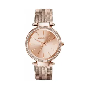 Michael Kors Darci Rose Gold Mesh Strap Ladies Watch Women's Watch MK3369