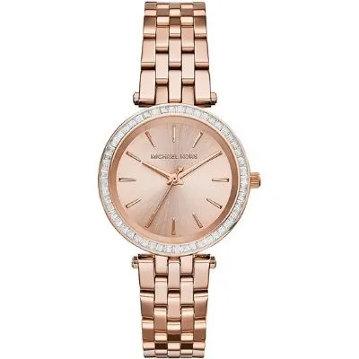 Michael Kors Darci Three-Hand Watch with Glitz Accents, 33mm MK3366