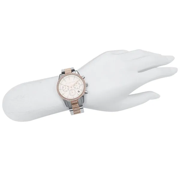 Michael Kors Ritz Pavé Two-Tone Unisex Watch Unisex Watch MK6651