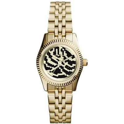 Michael Kors Women's MK3300 Petite Lexington Goldtone Watch