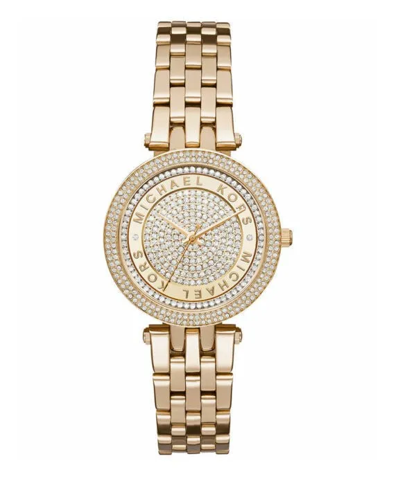Michael Kors Women’s Quartz Stainless Steel Gold 33mm Watch MK3445