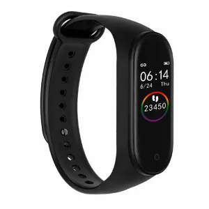 New M4 Fitness Band with HR and BP monitor, Pedometer (similar to Fitbit Alta)