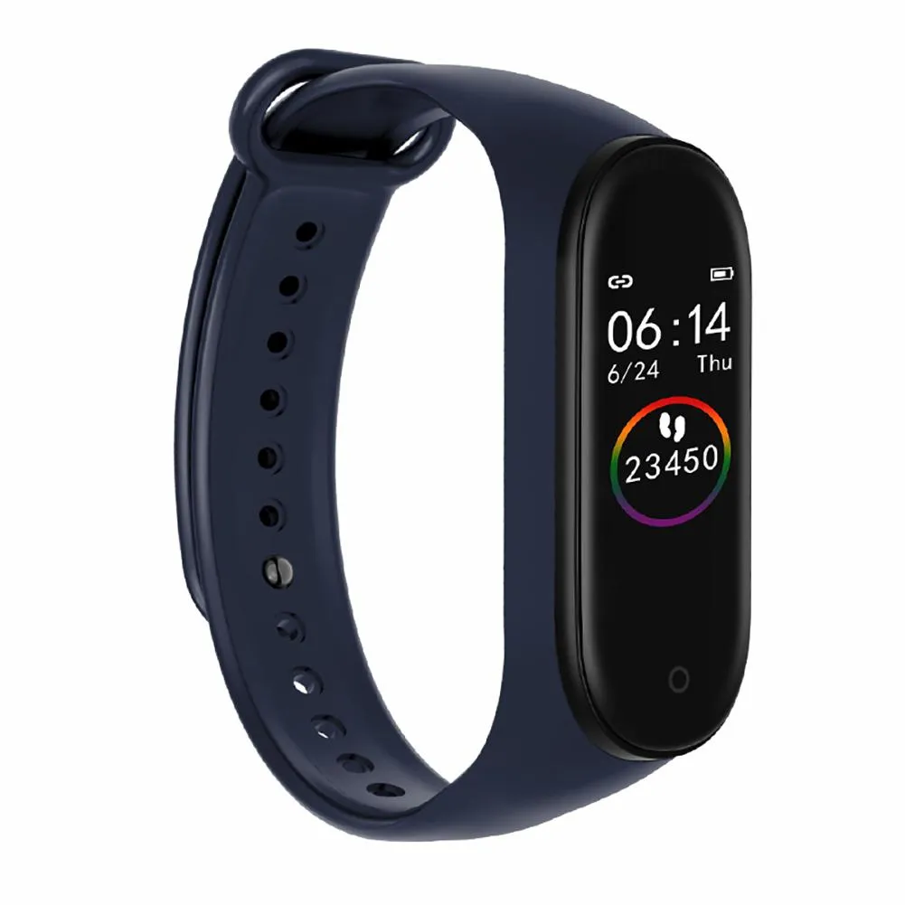New M4 Fitness Band with HR and BP monitor, Pedometer (similar to Fitbit Alta)