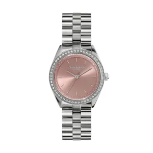 Olivia Burton 34mm Stainless Steel Bejewelled Sports Luxe Quartz Watch
