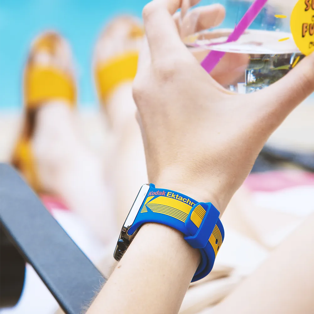 [OPEN BOX] CASE-MATE 38-41mm Kodak Apple Watch Band for Series 1-8 & SE - Ektachrome Blue  (Apple Watch sold separately)