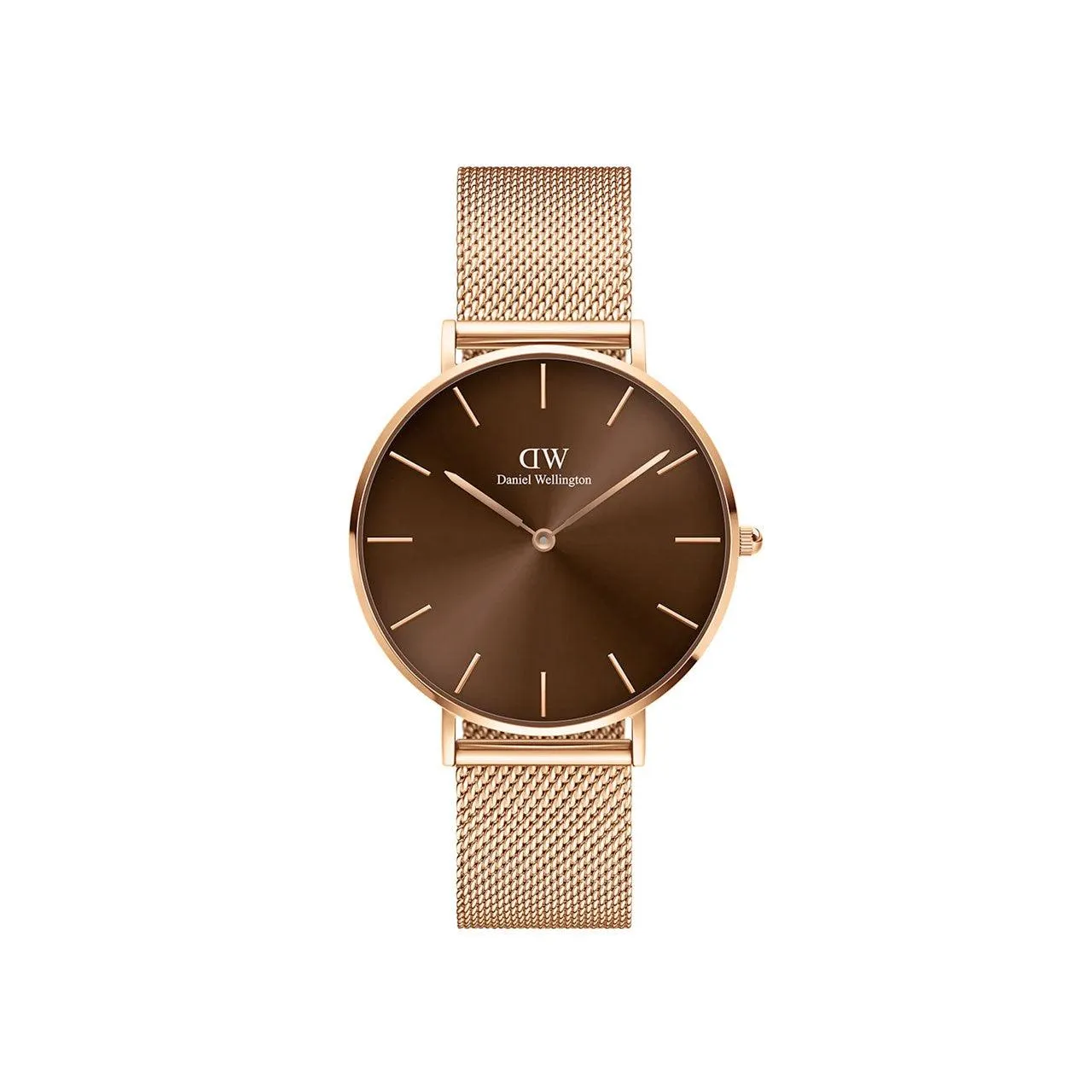 Petite 36mm Amber - Rose Gold & Brown Watch