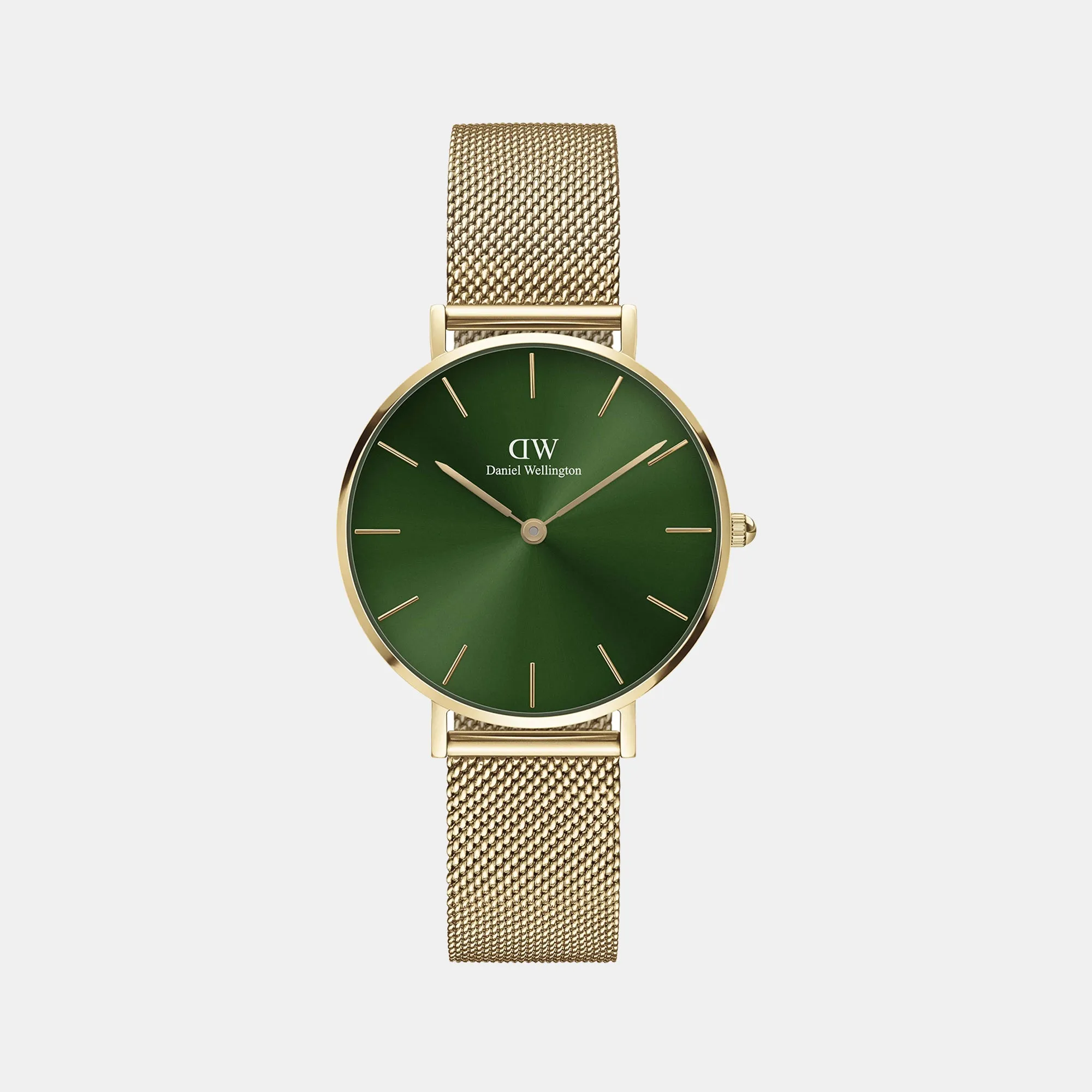 Petite Women's Green Analog Stainless Steel Watch DW00100480