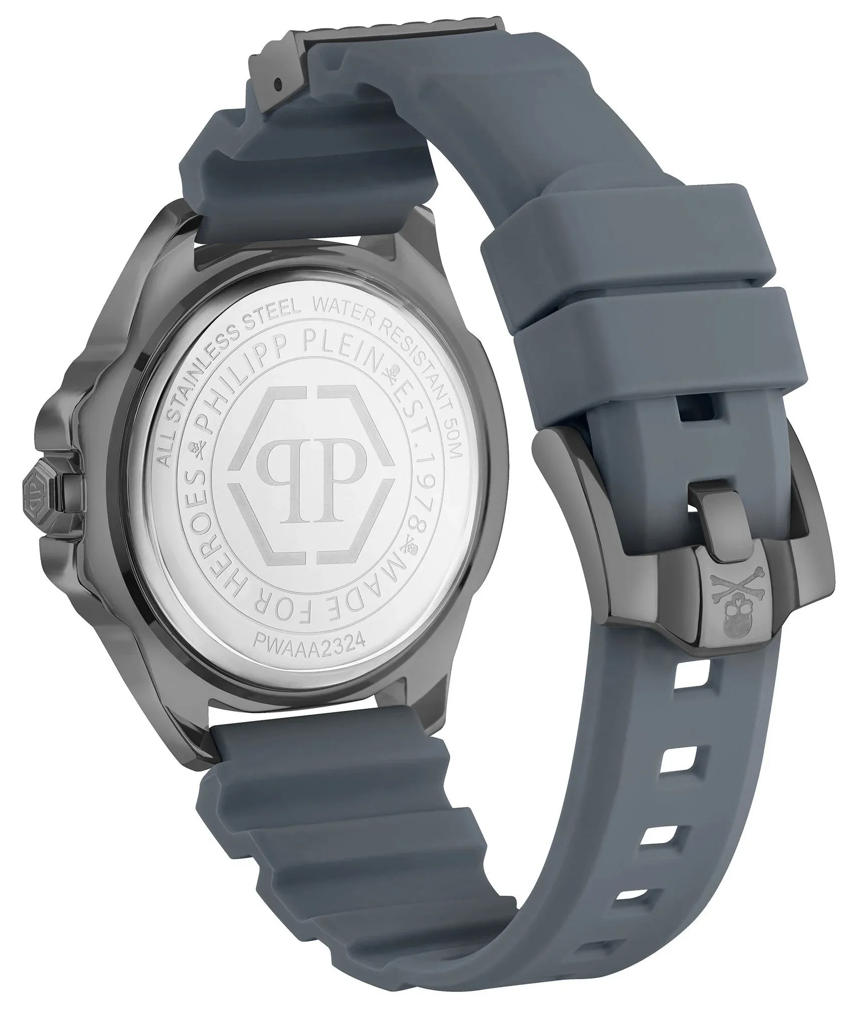 Philipp Plein Grey The Skull Watch