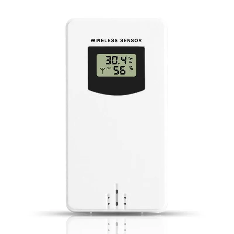 Professional Wireless Weather Station Indoor Remote Sensors Digital Alarm Clock Time Calendar Hygrometer Humidity Temperature