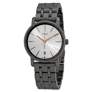 Rado DiaMaster Silver Dial Ladies Ceramic Watch R14064107