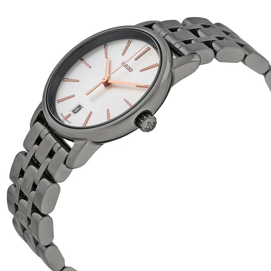 Rado DiaMaster Silver Dial Ladies Ceramic Watch R14064107